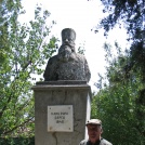 Dumitru Sapca, the local guide and his 6th generation ancestor, Radu Sapca, revolutionary at 1848